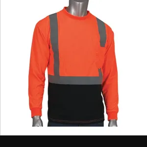 PIP 312-1350B-OR/2X Protective Clothing High Visibility Shirt, 2XL, Hi-Vis Orange, Each | CL9CTC