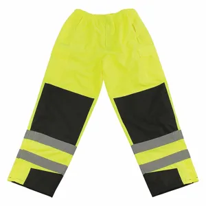 PIP 318-1771-LY/XL Protective Clothing High Visibilty Pant, XL, Hi-Vis Orange, Each | CL9DBL