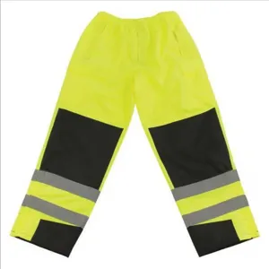 PIP 318-1771-LY/3X Protective Clothing High Visibilty Pant, 3XL, Hi-Vis Orange, Each | CL9DBE