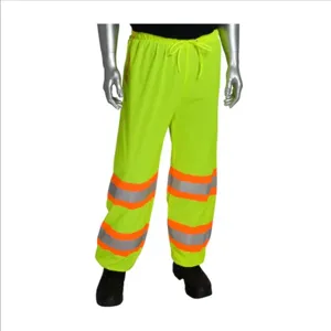 PIP 319-MTPLY-S/M Protective Clothing High Visibilty Pant, S-M, Hi-Vis Yellow, Each | CL9DDN