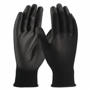 PIP 33-B115 Coated Glove, M, Polyurethane, ANSI Abrasion Level 1, Black, 12 Pack | CT7UND 55TL59