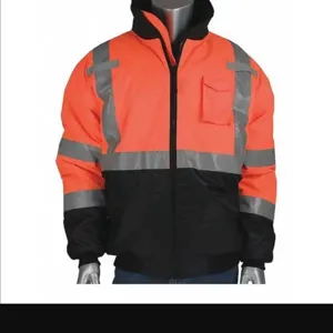 PIP 333-1740-OR/5X Protective Clothing High Visibilty Jacket, 5XL, Hi-Vis Yellow, Each | CL9DTH