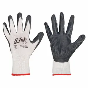 PIP 34-225/L Hand Protection Seamless Glove Coated, L, White, Dozen | CL9EAN