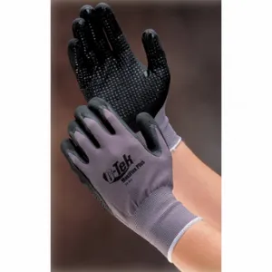 PIP 34-844 Coated Glove, S, Microfoam, Nitrile, Nitrile, Knit Cuff, Gray, 1 Pair | CT7UPW 43FK06