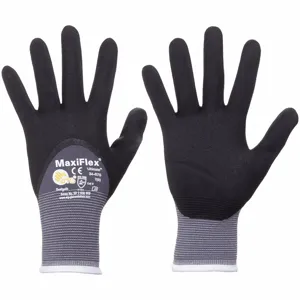 PIP 34-875/S Hand Protection Seamless Glove Coated, S, Green, Dozen | CL9ELK