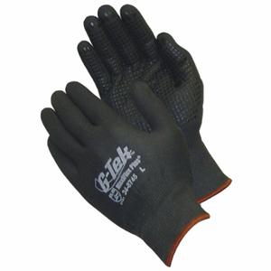 PIP 348745L Beschichteter Handschuh, L, gepunktet, Schaumstoff-Nitril, gepunktet/Nylon, 12er-Pack | CT7UPZ 6ZTU3