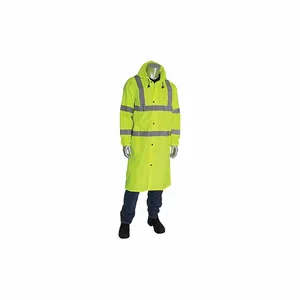 PIP 353-1048-LY/XL Protective Clothing Rainwear Suit, XL, Hi-Vis Orange, Each | CL9EXZ