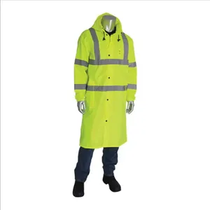 PIP 353-1048-LY/4X Protective Clothing Rainwear Suit, 4XL, Hi-Vis Orange, Each | CL9EXU