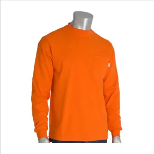 PIP 385-FRLS-(OR)-XL Electrical Safety AR/FR Shirt, XL, Orange, Each | CL9FWB