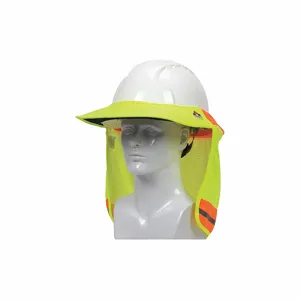 PIP 396-801FR-YEL Hard Hat Neck Shade, OS, Hi-Vis Yellow, Each | CL9GFW