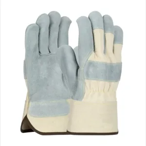 PIP 500DC Hand Protection Leather Palm Gloves, Men, Green, Dozen | CL9HXY