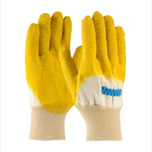 PIP 55-3271 Hand Protection Chemical Resistant Coated Gloves, Men, Hi-Vis Yellow, Dozen | CL9JBP