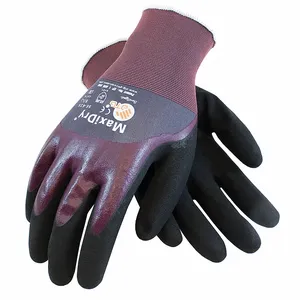 PIP 56-425/S Hand Protection Seamless Glove Coated, S, Purple, Dozen | CL9JFD