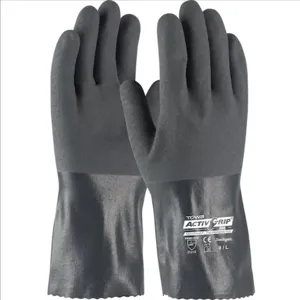 PIP 56-AG586/M Hand Protection Chemical Resistant Coated Gloves, M, Gray, Dozen | CL9JHH