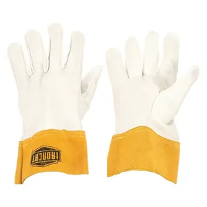 PIP 6140/S Welding Protection Gloves, S, Natural, Pair | CL9JNT