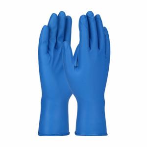 PIP 67-308/M Chemical-Resistant/Food-Grade, M, 8 mil, Powder-Free, Nitrile, Extended Cuff | CT7URE 793FW8