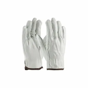 PIP 68-101/L Hand Protection Leather Driver Gloves, L, Natural, Dozen | CL9JWQ