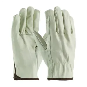 PIP 68-118/L Hand Protection Leather Driver Gloves, L, Natural, Dozen | CL9JXV