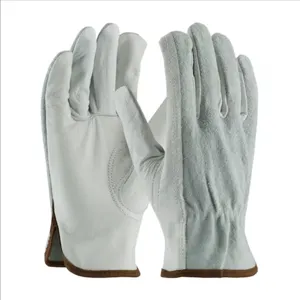 PIP 68-161SB/XL Hand Protection Leather Driver Gloves, XL, Natural, Dozen | CL9JYX