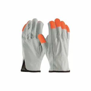 PIP 68-163HV/XXL Hand Protection Leather Driver Gloves, 2XL, Natural, Dozen | CL9JZX