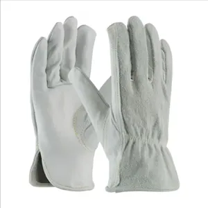 PIP 68-163SB/S Hand Protection Leather Driver Gloves, S, Natural, Dozen | CL9KAA