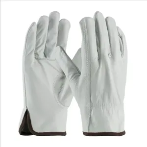 PIP 68-165/M Hand Protection Leather Driver Gloves, M, Natural, Dozen | CL9KAD