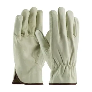 PIP 70-361/S Hand Protection Leather Driver Gloves, S, Gold, Dozen | CL9KCV