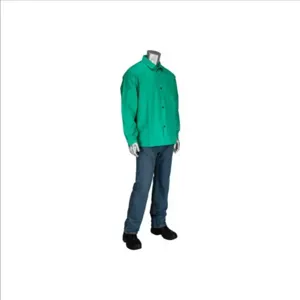 PIP 7040/L Welding Protection Jacket, L, Green, Each | CL9KFL