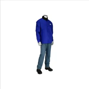 PIP 7050RB/3XL Welding Protection Jacket, 3XL, Green, Each | CL9KHU