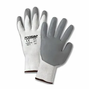 PIP 715SNFLW/L Hand Protection Seamless Glove Coated, L, Gray, Dozen | CL9KVB