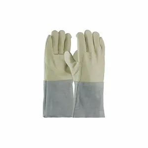 PIP 75-2026/XL Welding Protection Gloves, XL, Natural, Dozen | CL9LAF