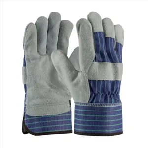 PIP 82-7563/L Hand Protection Leather Palm Gloves, L, White, Dozen | CL9LHV