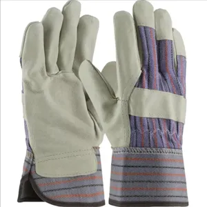 PIP 87-3563/XL Hand Protection Leather Palm Gloves, XL, Hi-Vis Orange, Dozen | CL9LQL