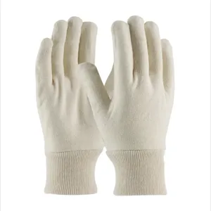 PIP 95-606 Hand Protection Fabric Work Gloves, Men, Brown, Dozen | CL9MZQ