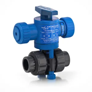 PLAST-O-MATIC ABVA075EPT-PP Ball Valve, 2-Way, Air X Air, EPDM Seal, Polypropylene, 3/4 Inch Size | CD4KVF