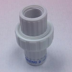 PLAST-O-MATIC CKM050V-PF Rückschlagventil, Viton-Dichtung, PVDF, 1/2 Zoll Größe | CD4HAP