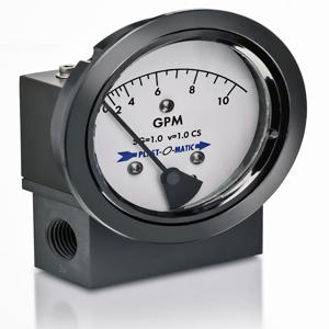 PLAST-O-MATIC DPFM050V-PV-10 Differenzdruck-Durchflussmesser, PVC, 0–10 gpm Bereich, 1/2 Zoll Größe | CD4JPL