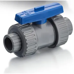 PLAST-O-MATIC MBV300VBSP-CP Ball Valve, True Union, BSP Thread, Viton Seal, CPVC, 3 Inch Size | CD4KHA