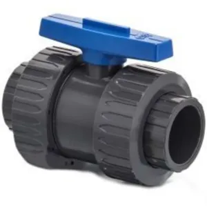 PLAST-O-MATIC MBV400EPT-PV Ball Valve, True Union, NPT Socket, EPDM Seal, PVC, 4 Inch Size | CD4KDH