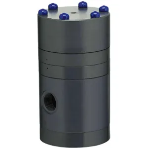 PLAST-O-MATIC PRA300EP-PV Pressure Regulator, Air Piloted, EPDM Seal, PVC, 3 Inch Size | CD4HPX