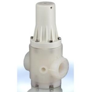 PLAST-O-MATIC PRHM050V-PP Pressure Regulator, Spring, PVC Seal, Polypropylene, 1/2 Inch Size | AA3AXR 11G079