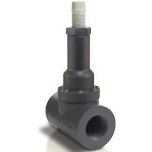 PLAST-O-MATIC RVDT300T-PV By-Pass Valve, Back Pressure, PVC, Threaded Seal, 3 Inch Size | CD4HXL