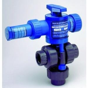 PLAST-O-MATIC TABRS150VT-CP-SW Ball Valve, Air Actuated, 3-Way, Limit Switch, CPVC, 1-1/2 Inch Size | CD4MRY