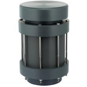 PLAST-O-MATIC VBS300VT-PF Vacuum Breaker, Threaded PVC Seal, PVFD, 3 Inch Size | CD4HEN
