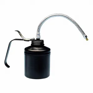 PLEWS-LUBRIMATIC 50-347 Handled Oiler, 1 qt Capacity, Steel, 9 Inch Spout Length, 32 oz. Reservoir Cap. | CJ2KFN 41AA59