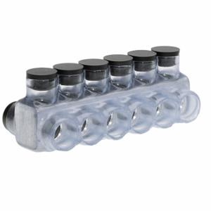 POLARIS IPLD250-6CB Insulated Multitap Connector, Clear, 6 Ports, 6 Awg to 250 Kcmil Wire Size Range | CT7VEL 199XR2