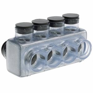 POLARIS IPLD750-4CB Insulated Multitap Connector, Clear, 4 Ports, 250 Kcmil to 750 Kcmil Wire Size Range | CT7VDX 199XT9
