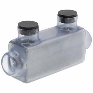 POLARIS ISR-600CB Insulated Multitap Connector, Clear, 2 Ports, 6 Awg to 600 Kcmil Wire Size Range | CT7VDE 199XU4
