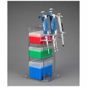 POLTEX 3VTORG-PIPTRBRK Lab Bench Vertical Organizer, Benchtop, Bottles/Pipette Tips | CT7VRT 798KZ8