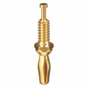 POMONA 3276 Mini Banana Plug, 2, 500 V Max Volt, Electronics, Gold Plated, Gold, 1 Inch Length | CT7VWG 30PH80